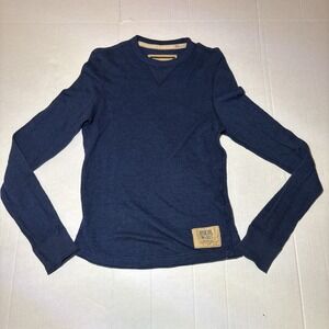 RUEHL No.925 Crew Neck Thermal SZ M Blue
